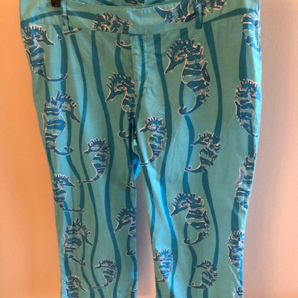 EUC White Label Lilly Pulitzer Capris